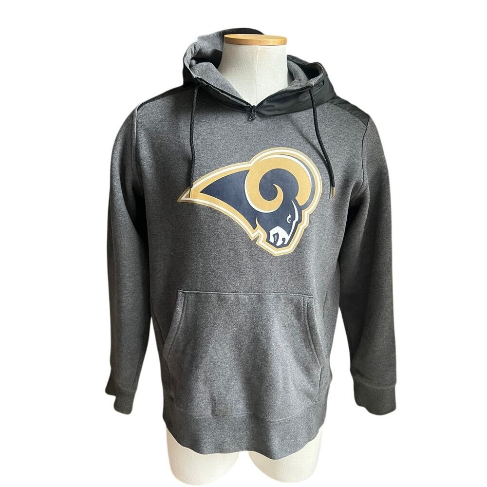 Gorpcore Nike NFL Los Angeles Rams Colorblock performance Pullover Hoodie size L